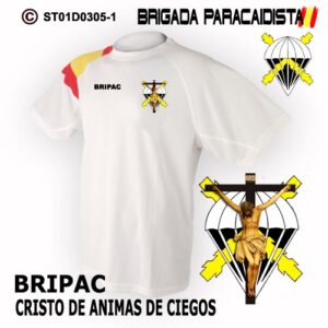 CAMISETAS TÉCNICAS: BRIGADA PARACAIDISTA BRIPAC - CRISTO DE ANIMAS DE CIEGO