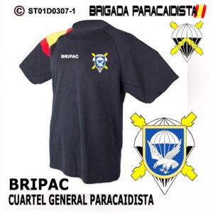 CAMISETAS TÉCNICAS: BRIGADA PARACAIDISTA BRIPAC -CUARTEL GENERAL PARACAIDISTA 