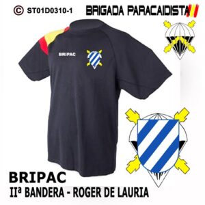 CAMISETAS TÉCNICAS: BRIGADA PARACAIDISTA BRIPAC -2ª BANDERA ROGER DE LAURIA