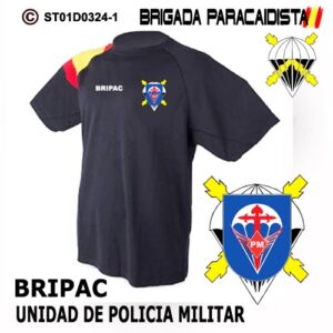 CAMISETAS TÉCNICAS: BRIGADA PARACAIDISTA BRIPAC -POLICIA MILITAR