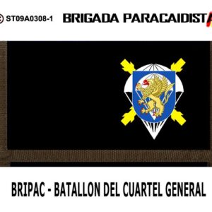 BILLETERO/MONEDERO : BRIGADA PARACAIDISTA BRIPAC - BATALLON DEL CUARTEL GENERAL