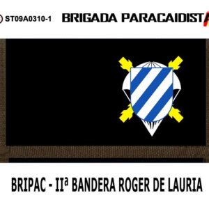 BILLETERO/MONEDERO : BRIGADA PARACAIDISTA BRIPAC -2ª BANDERA ROGER DE LAURIA