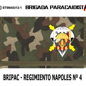 BILLETERO/MONEDERO : BRIGADA PARACAIDISTA BRIPAC - REGIMIENTO NAPOLES Nº 4