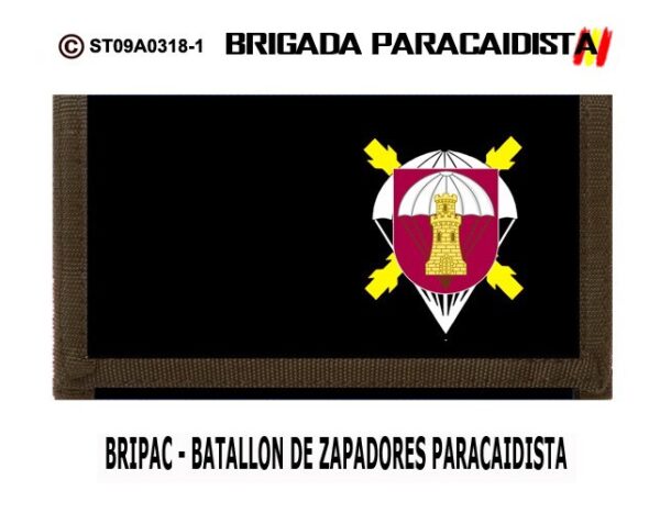 BILLETERO/MONEDERO : BRIGADA PARACAIDISTA BRIPAC -GRUPO BATALLON DE ZAPADORES