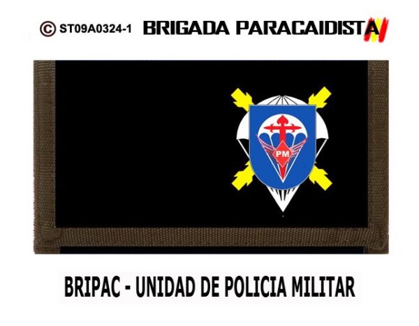 BILLETERO/MONEDERO : BRIGADA PARACAIDISTA BRIPAC -POLICIA MILITAR