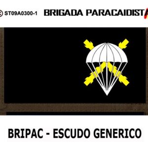 BILLETERO/MONEDERO : BRIGADA PARACAIDISTA BRIPAC - ESCUDO GENERICO 