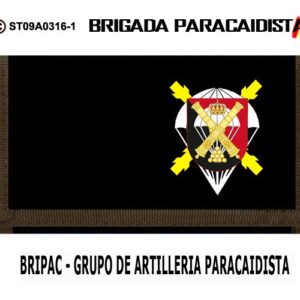 BILLETERO/MONEDERO : BRIGADA PARACAIDISTA BRIPAC - GRUPO DE ARTILLERIA PARACAIDISTA