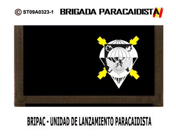 BILLETERO/MONEDERO : BRIGADA PARACAIDISTA BRIPAC -UNIDAD DE LANZAMIENTO PARACAIDISTA
