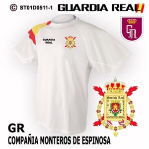 CAMISETAS TÉCNICAS:GUARDIA REAL - COMPAÑÍA MONTEROS DE ESPINOSA