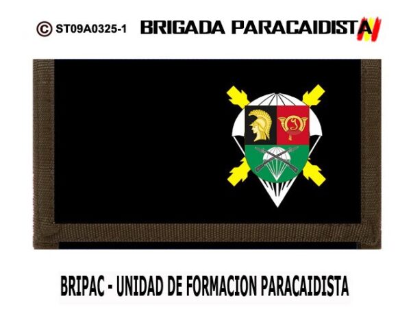 BILLETERO/MONEDERO : BRIGADA PARACAIDISTA BRIPAC -UNIDAD DE FORMACIÓN