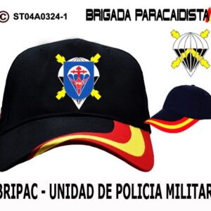 GORRAS BANDERA DE ESPAÑA : BRIGADA PARACAIDISTA BRIPAC -POLICIA MILITAR