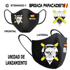 MASCARILLAS MILITARES : BRIGADA PARACAIDISTA BRIPAC -UNIDAD DE LANZAMIENTO PARACAIDISTA