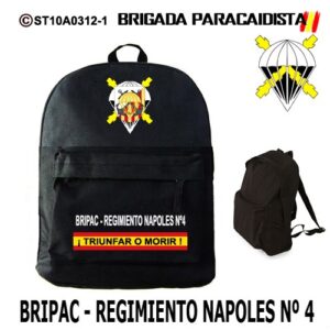 MOCHILA : BRIGADA PARACAIDISTA BRIPAC - REGIMIENTO NAPOLES Nº 4