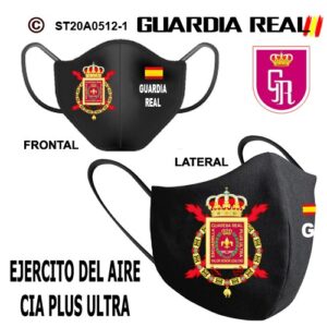 MASCARILLAS MILITARES:GUARDIA REAL - ESCUADRILLA PLUS ULTRA